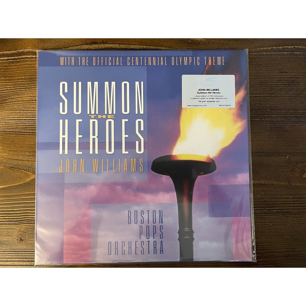 John Williams Summon The Heroes Limited Edition Purple‎ Vinyl 2LP #007 of #200